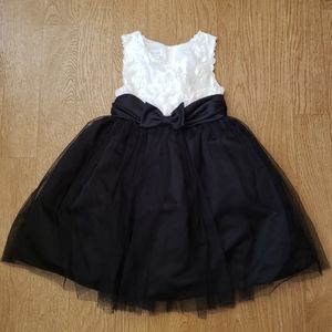 Black and White Formal Dress
